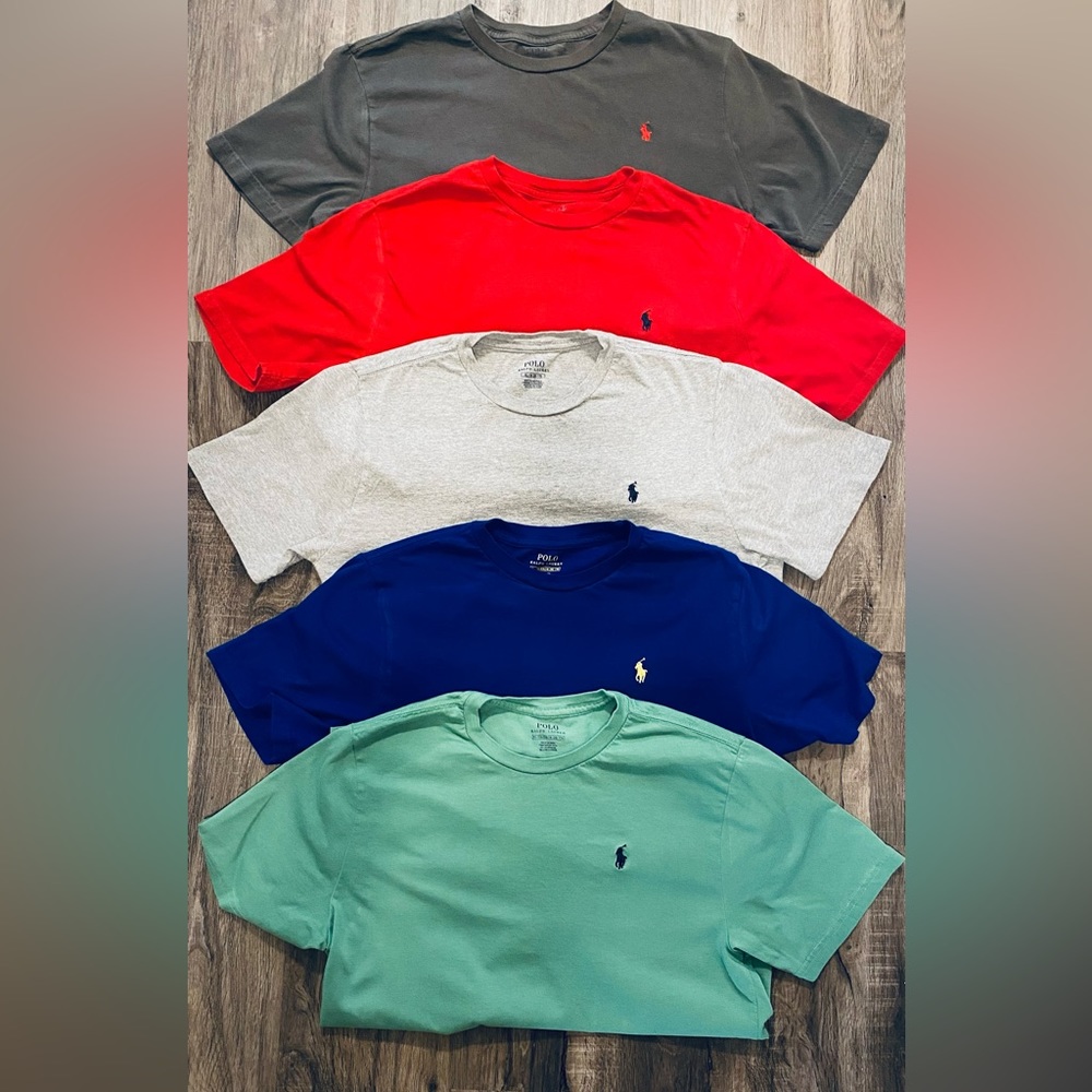Ralph Lauren polo t shirts lot of 5. Boys XL